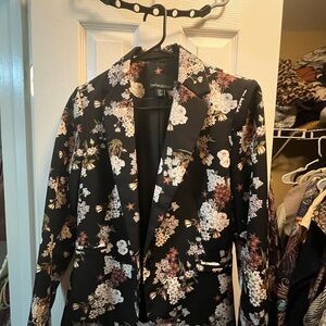 Cynthia Rowley Black Floral Women's Blazer